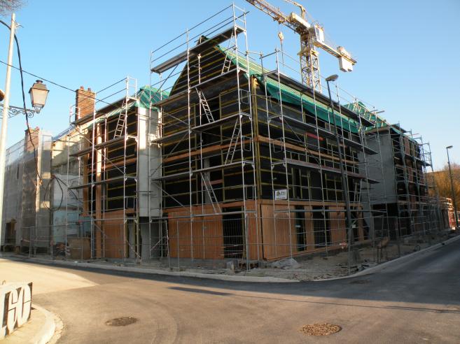  bâtiments du campus universitaire en construction